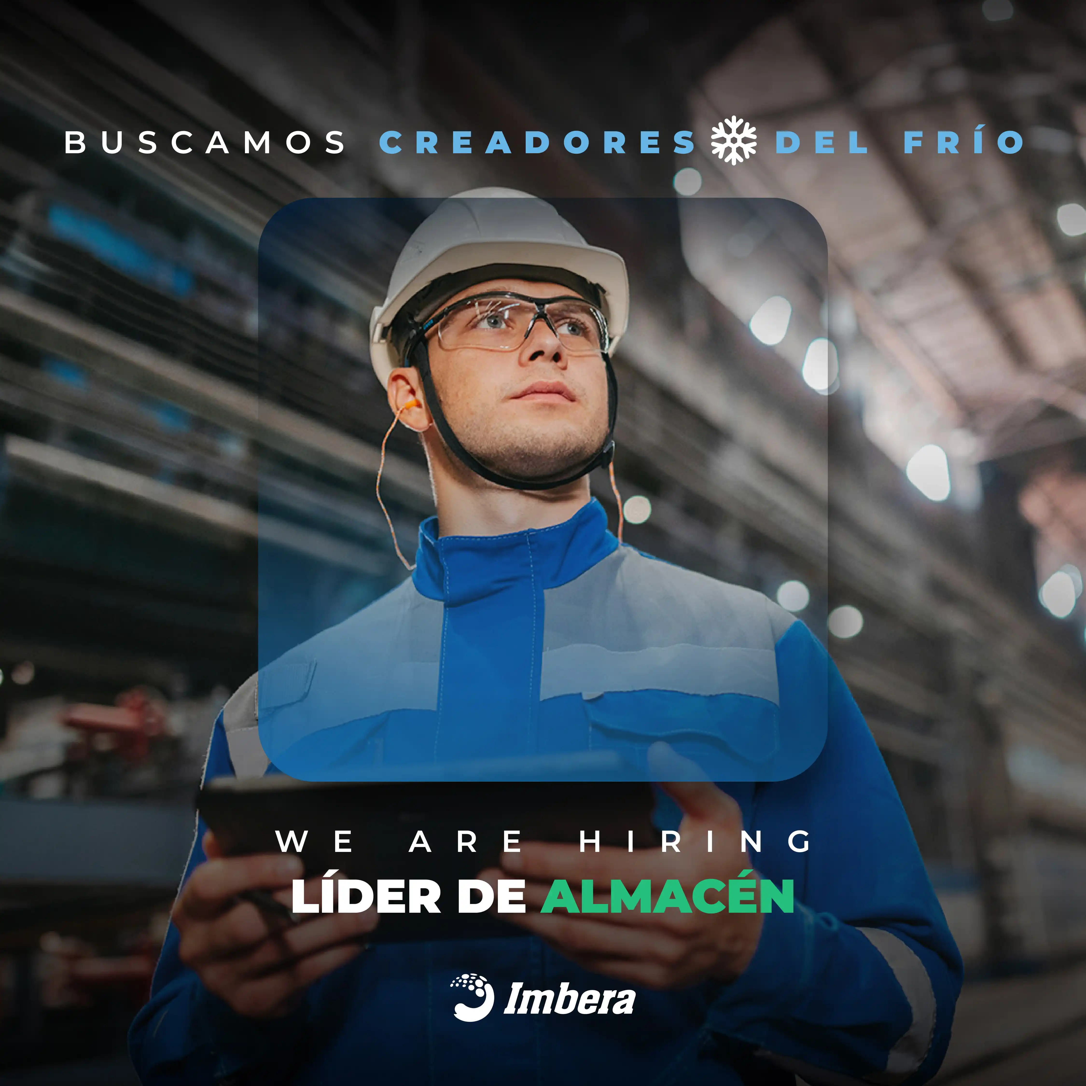 Oferta laboral LIDER DE ALMACEN Imbera Colombia